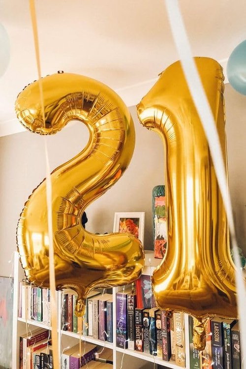 Gold Number 50 Balloon - 40 Inch 50th Birthday Decoration | Elegant Golden Party Supplies