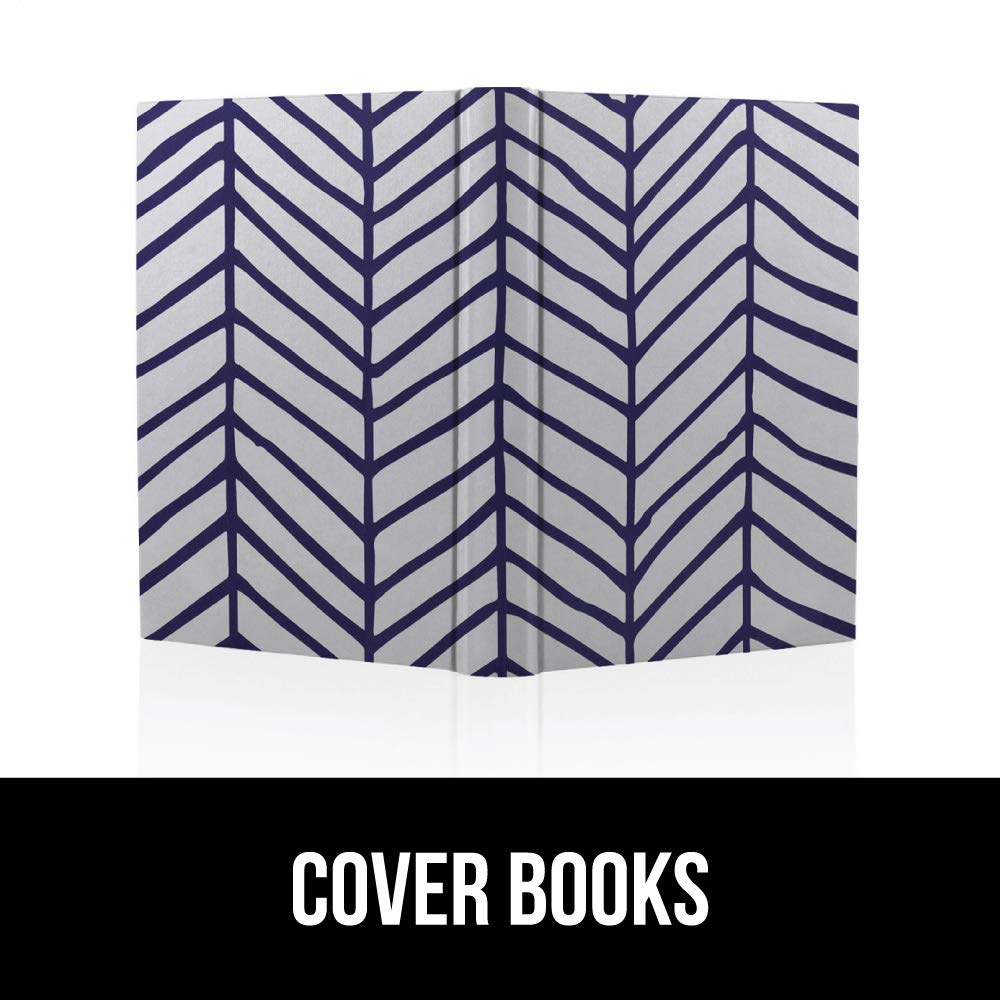 GORILLA GRIP® Peel and Stick Paper, Removable Cover for Books, Shelves, Countertops, Drawers, Cabinets and Crafts, Easy Install Kitchen Decor, Shelf, Drawer, Cabinet Liners, 17.5 in x 10 FT Blue White