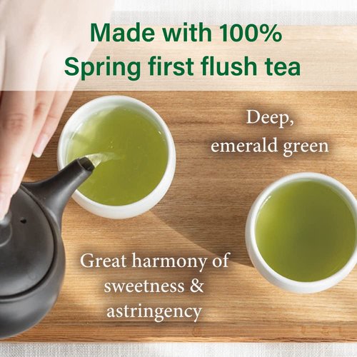 Premium Fukamushi Sencha Green Tea Loose Leaf from JAPAN | Japanese Tea KIMIKURA | IORI by KIMIKURA (300g/10.5oz (100g x 3packs))