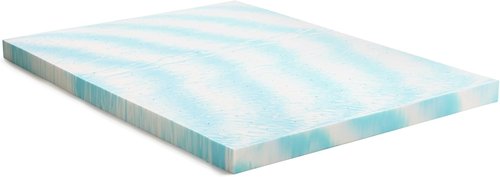 Linenspa 4 Inch Gel Memory Foam Mattress Topper - California King Size | Cooling & Pressure Relieving, CertiPUR Certified