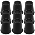 HANIHUA 9 Pack Bed Risers Furniture Risers 6 inch Heavy Duty, Bed Lifts Risers for Table, Couch, Desk, Chair Legs, Refrigerator, Bed Frame Risers Supports Up to 3,300 Lbs