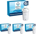 Brita Standard Water Filter | Reduces Copper, Cadmium & Mercury Impurities | 6 Filters, Lasts 2 Months