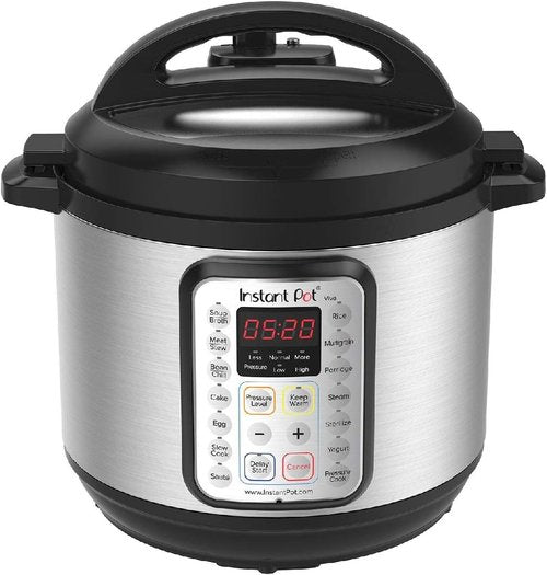 Instant Pot Duo Plus 9-in-1 Electric Pressure Cooker - Versatile Cooking with 800+ Recipes, 8 Quart, Stainless Steel/Black