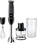 Braun MQ5025 Hand Blender - Multiquick Vario with Versatile Speed Control | Sleek Black Design
