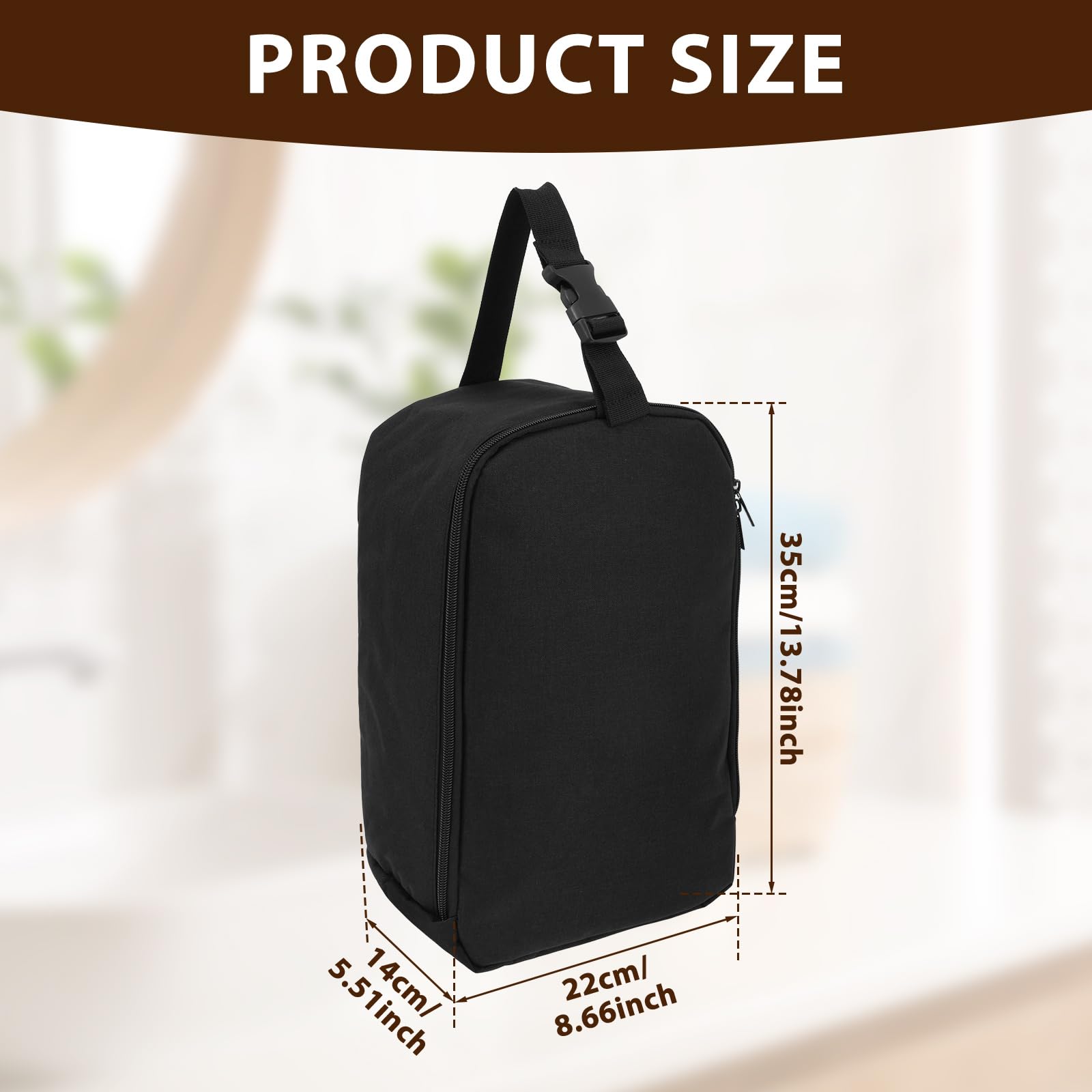Travel Steamer Bag for Conair Clothes Steamer Travel Irons Carrying Case Portable Storage Bag Handheld Steam Iron Organizer Holder w Hanging Buckle Strap for Steam Iron and Other Accessories, Bag Only