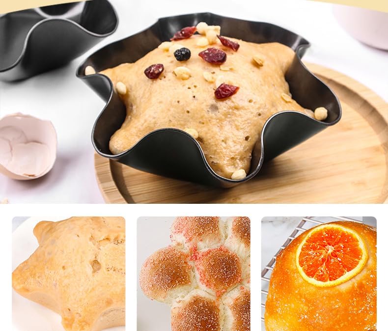 Skiennix Nonstick Taco Shell Bowl - 2 Pack Carbon Steel Tortilla Maker for Baking & Frying