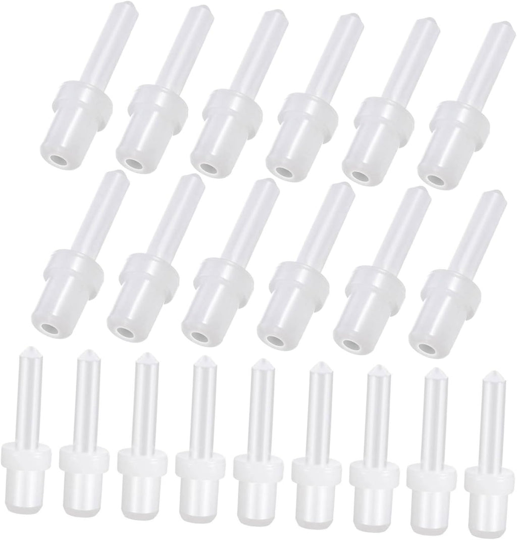 Skiennix 60Pcs Plastic Louver Pins Replacement Kit - Durable Telescopic Design for Plantation Shutters