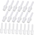 Skiennix 60Pcs Plastic Louver Pins Replacement Kit - Durable Telescopic Design for Plantation Shutters