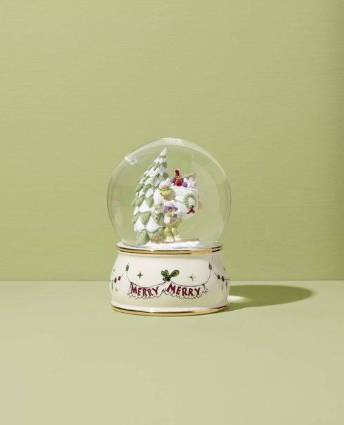 Lenox 896327 The Grinch Snow Globe, Christmas & Holiday Decor