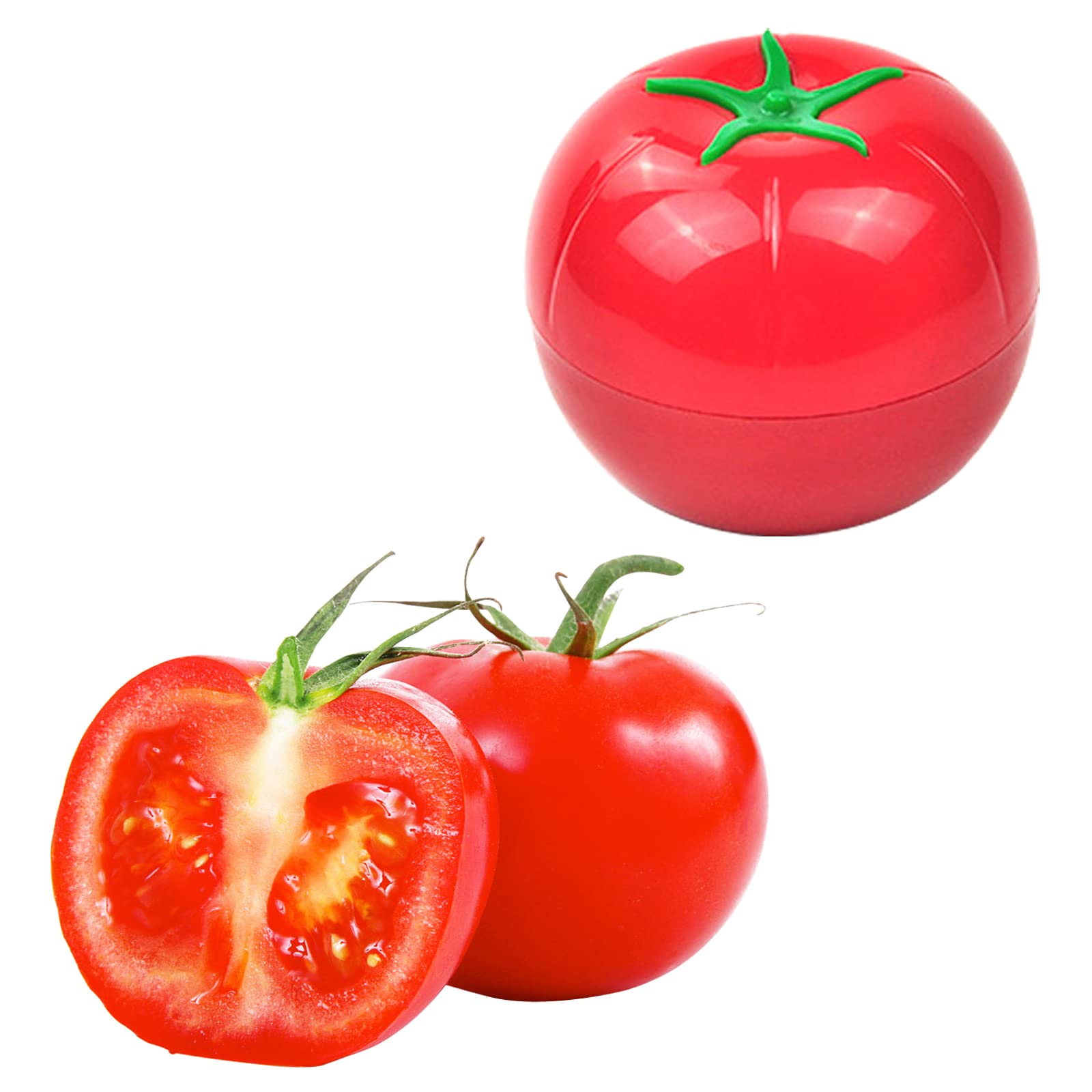 LICHMA 5pcs Plastic Vegetable Storage Box Lemon Onion Tomato Green Pepper and Garlic Insurance Container Fruit Food Fresh-Keeping Reusable (5pcs)