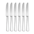 Oneida Aptitude Everyday Flatware Dinner Knives, Set of 6 , 18/0 Stainless Steel, Silverware Set, Dishwasher Safe