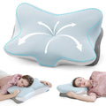 SHJADE Cervical Pillow for Neck Support, Memory Foam Contour Pillow, Ergonomic Orthopedic Pillow, Adjustable Height Soft Bed Pillow with Breathable Pillowcase for Back, Side, Stomach Sleeper