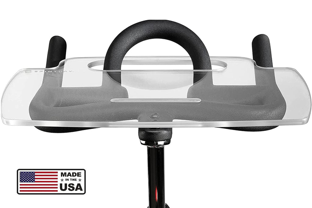 TFD The Sunny Tray | Compatible with Sunny Health B1002 & B901 Models - Made in The USA | Work & Ride Desk Holder for Laptop, Tablet, Phone, & Books (Models: B1002 & B901)