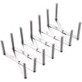 SWEIBIAI Pot Lid Organizer Pot Lid Holder Adjustable Pot Lid & Plate& Pans multipurpose Organizer Rack Holder Stainless Steel Dish Plate Drying Rack
