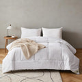 Simple&Opulence Down Alternative Comforter, King Size Duvet Insert with 100% Cotton Cover, Ultra-Soft Microfiber Quilted All Season Breathable Cooling Bed Comforter (King, White)