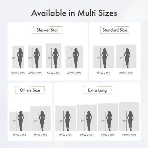 Amazer White Shower Curtain Liner 72x74 Inches, Fabric Shower Liner Cloth with Weighted Stones, Washable Shower Curtain and Liner 2-in-1, 120G Heavy Duty, 12 Grommet Holes