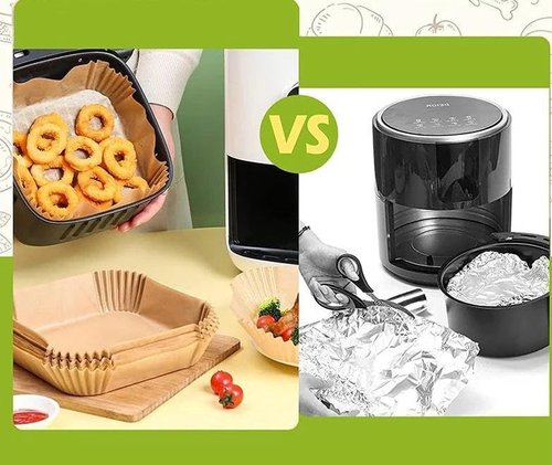 Aydicon Air Fryer Liners, Disposable Air Fryer Paper Liners – 100Pcs Non-Stick and Oil Proof for Easy Cleanup, Great for Oven, Pans & Baking (6.3 in Round, 100, Count)