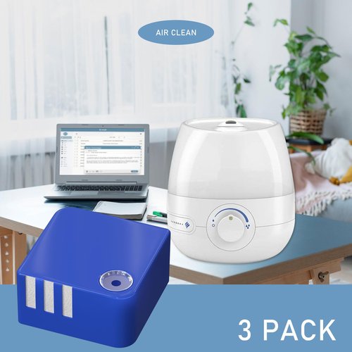 PDC51V2 Humidifiers Demineralization Cartridge Replacement Compatible with Vicks Kaz Protec Humidifiers V5100, VUL525, VUL545, VUL575 Series and Honeywell HUL525, HUL530, HUL545 Series, Pack of 3