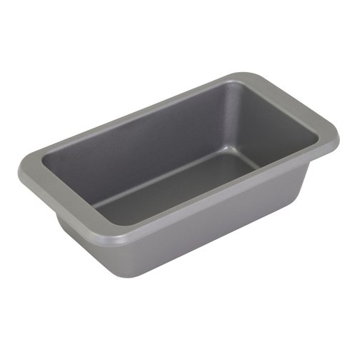 KitchenAid Nonstick Swiss Engineered Aluminized Steel Loaf Pan, Dishwasher Safe, 9 x 5 Inch, Contour Silver