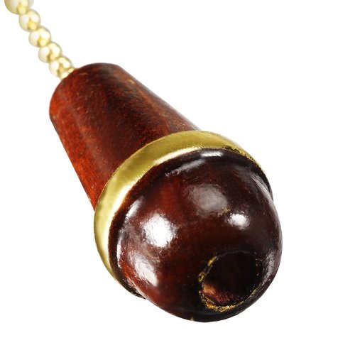 uxcell® 12 inch Copper Pull Chain Walnut Knob Pendant Lighting Ceiling Fan Decorative Pack of 2