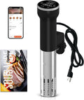 CATTLEMAN Sous Vide Machines Wi-Fi, 1000W, IPX7 Waterproof, Immersion Circulator Precise Cooker, Suvee Cooker with Accurate Temperature&Timer Touch Control, Portable, Noise-free, Fast Heating