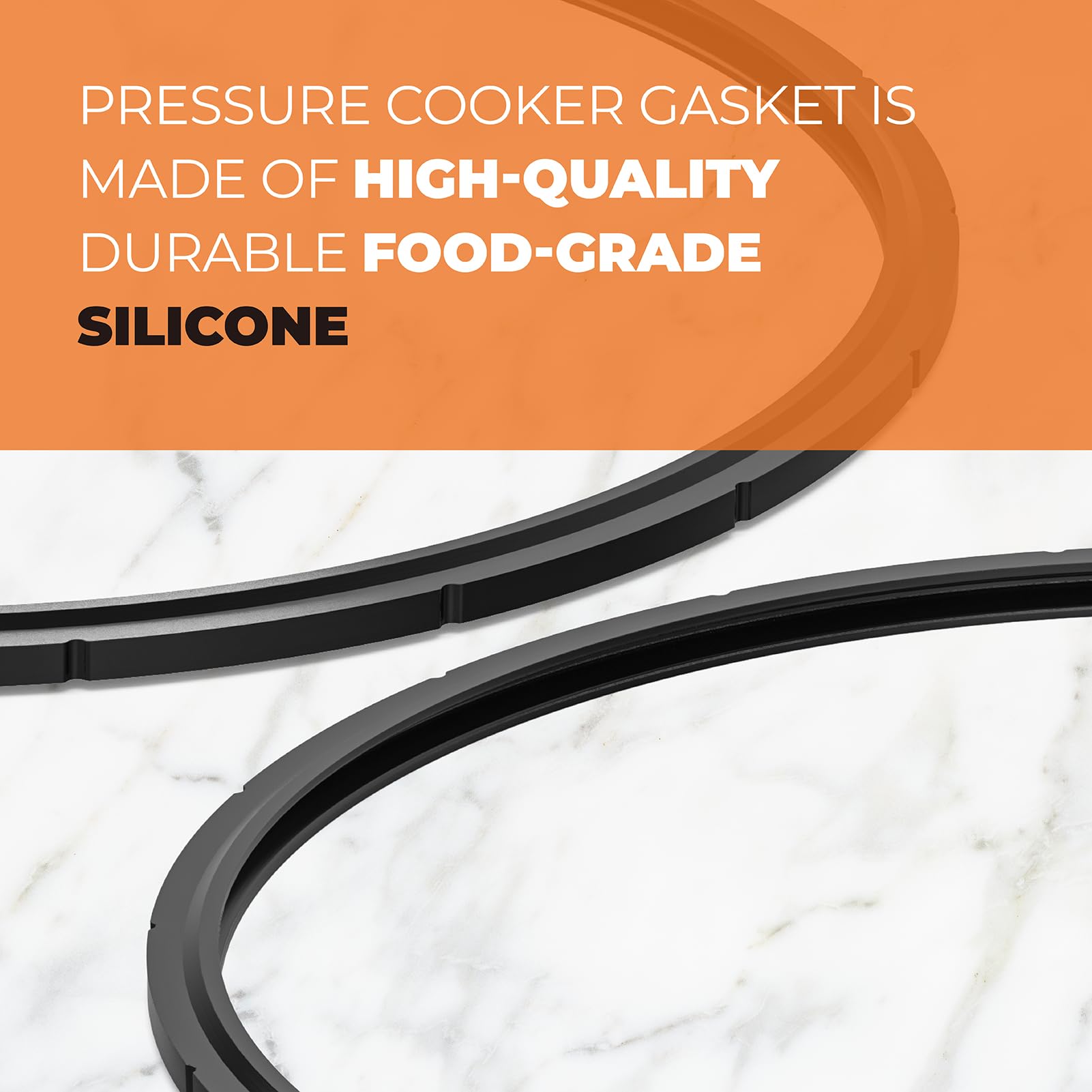 09905 Pressure Canner Sealing Ring Fit for Presto,Replacement Gasket for Presto 01710, 01740,01750,01770,01780 12-22qt Pressure Cooker or Canner,Includes Automatic Air Vent & Overpressure Plug