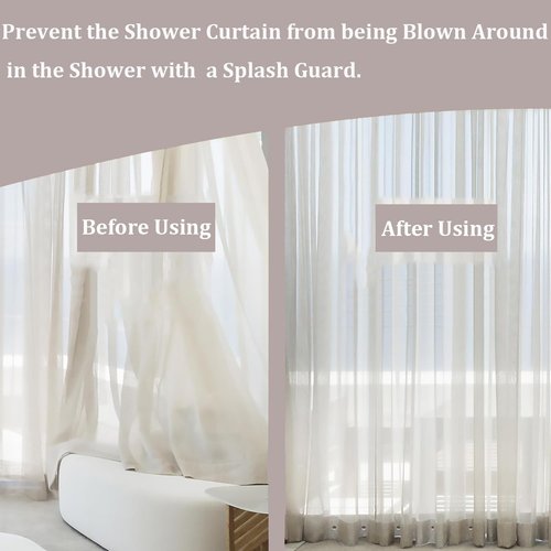 20 Pairs Magnetic Curtain Clips, Curtain Magnets Closure Prevent Light Leaking, Shower Curtain Side Magnets to Keep Shower Liner Closed and Tight to The Wall with 40 Pcs Self-Adhesive Patch