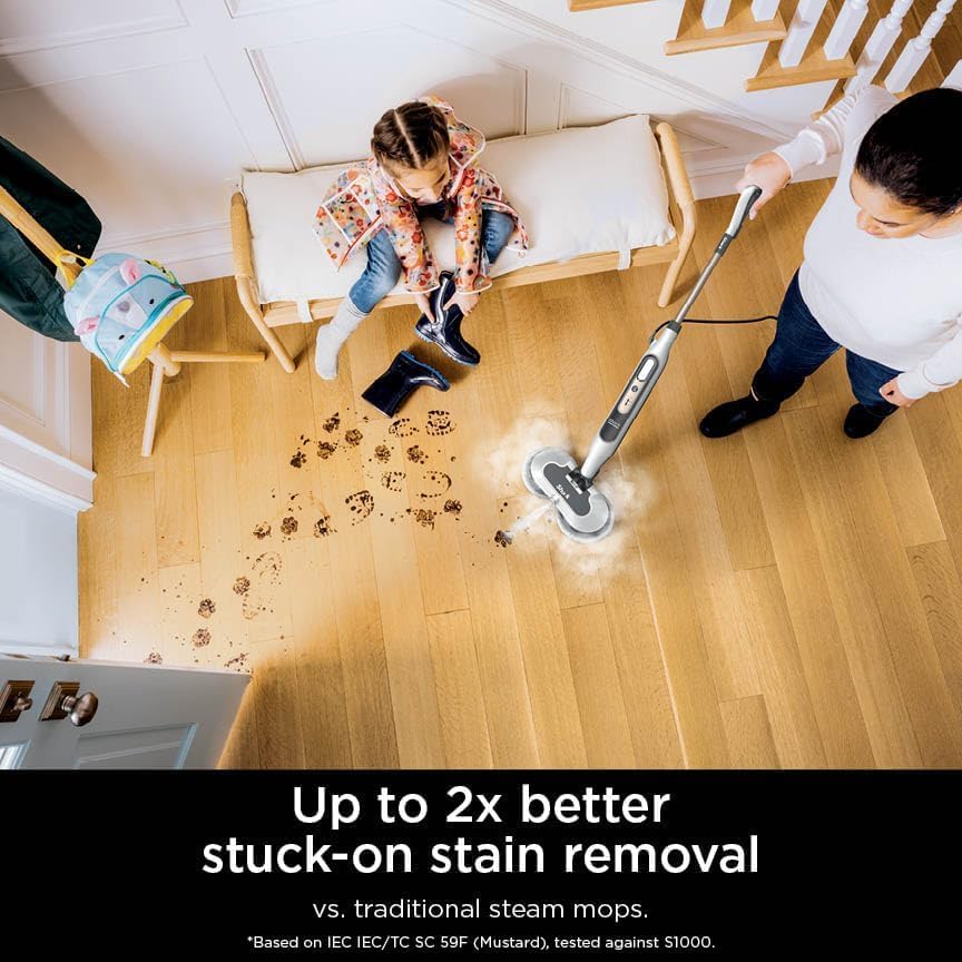 Shark S8201 Steam Mop - All-in-One Hard Floor Cleaner with Steam Blaster & LED Headlights - Bronze