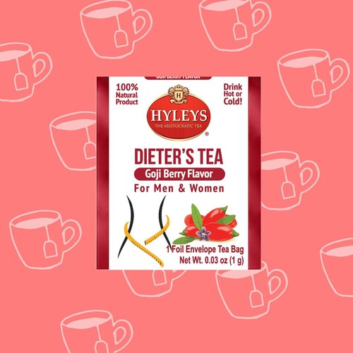 Hyleys Dieter's Tea with Goji Berry Flavor - 14 Tea Bags - Slimming Weight Loss Detox Cleanse Tea (24 Pack - 336 Tea Bags Total)