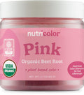 Nutricost Pink Plant-Based Food Coloring - Organic Beet Root Powder | 60 Servings for Food & Beverages
