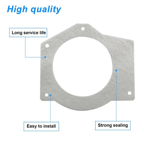 Screw Man 240-0812 Quadrafire Combustion Blower Housing Gasket Compatible with Quadra-Fire 1200 Classic Bay Gasket, 2380J(2 Pcs)