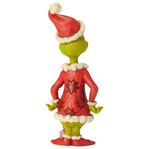 Enesco Dr. Seuss The Grinch by Jim Shore Hands on HIPS Figurine, 6.3"