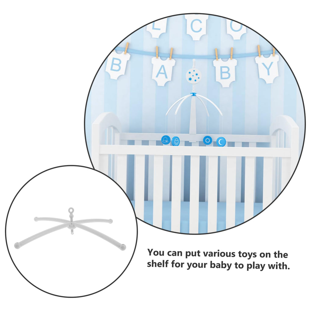 CIYODO Baby Crib Mobile Arm and Bed Bell Holder for Bassinet Toys Hanging Rack DIY Music Toy Decoration for Nursery