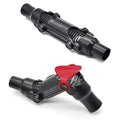 EZ SPARES Compatible with acuum Cleaner,Multi-Angle Hose 1 1/4inch 32mm Adapter Vacuum Plastic Curved Handle Bent End Hose Wand