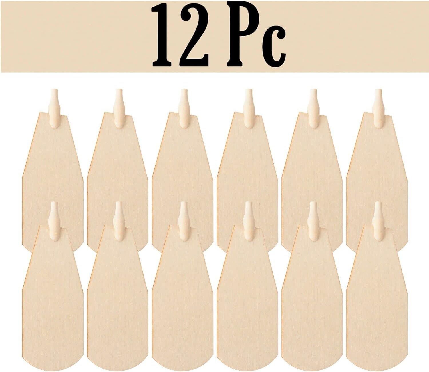 Skiennix 12-Pc Replacement Fan Blades Kit - Perfect for German Christmas Pyramid Carousels & Windmills
