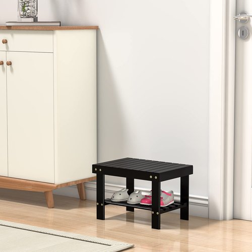 Wooden Step Stool for Kids Adults Small Wood Shower Foot Rest Stool Shaving Legs Potty Stool for Bathroom Sink Bed Kitchen