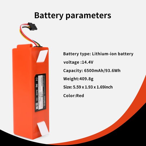 for Roborock S6 Battery - for Roborock S7 Battery - Replacement Battery for Roborock S5 S6 S7 S50 S51 S52 S55 S5 Max S6 Max Lithium Ion 14.4V for Xiaomi Sweeper Robot Cleaners