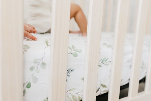 Copper Pearl Premium Knit Baby Crib Sheets for Standard Mattresses, Breathable and Soft, Haven