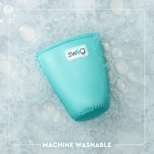 Swig Life Medium Iced Cup Coolie, Standard 22oz Iced Coffee Cup Insulator Sleeve with Handle, Neoprene Insulated Coolie Keeps Drinks Cold (Sweethearts)