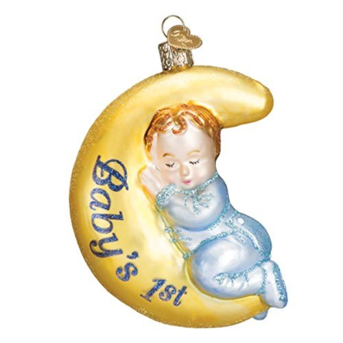 Old World Christmas Ornaments Dreamtime Boy Glass Blown Ornaments for Christmas Tree