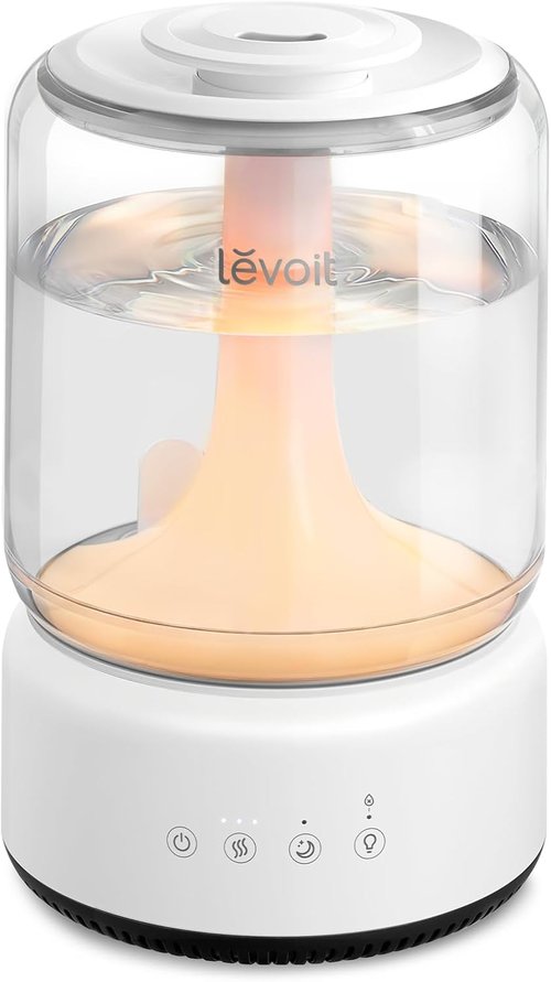 LEVOIT Humidifier - 4.2L Top Fill Design for Large Rooms | 42H Quiet Cool Mist, Easy to Clean, White
