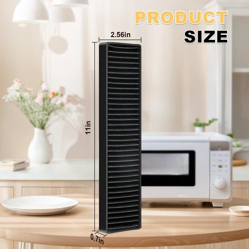 Microwave Charcoal Filter for LG LMHM2237ST, LMH2235ST, LMV2031ST, LMV2031BD, LMHM2237BD, LMVM2033ST, LMV2031SW, LMVM2033BM, MVEL2125F,ken-more model 726, 5230W1A003A Replacement.