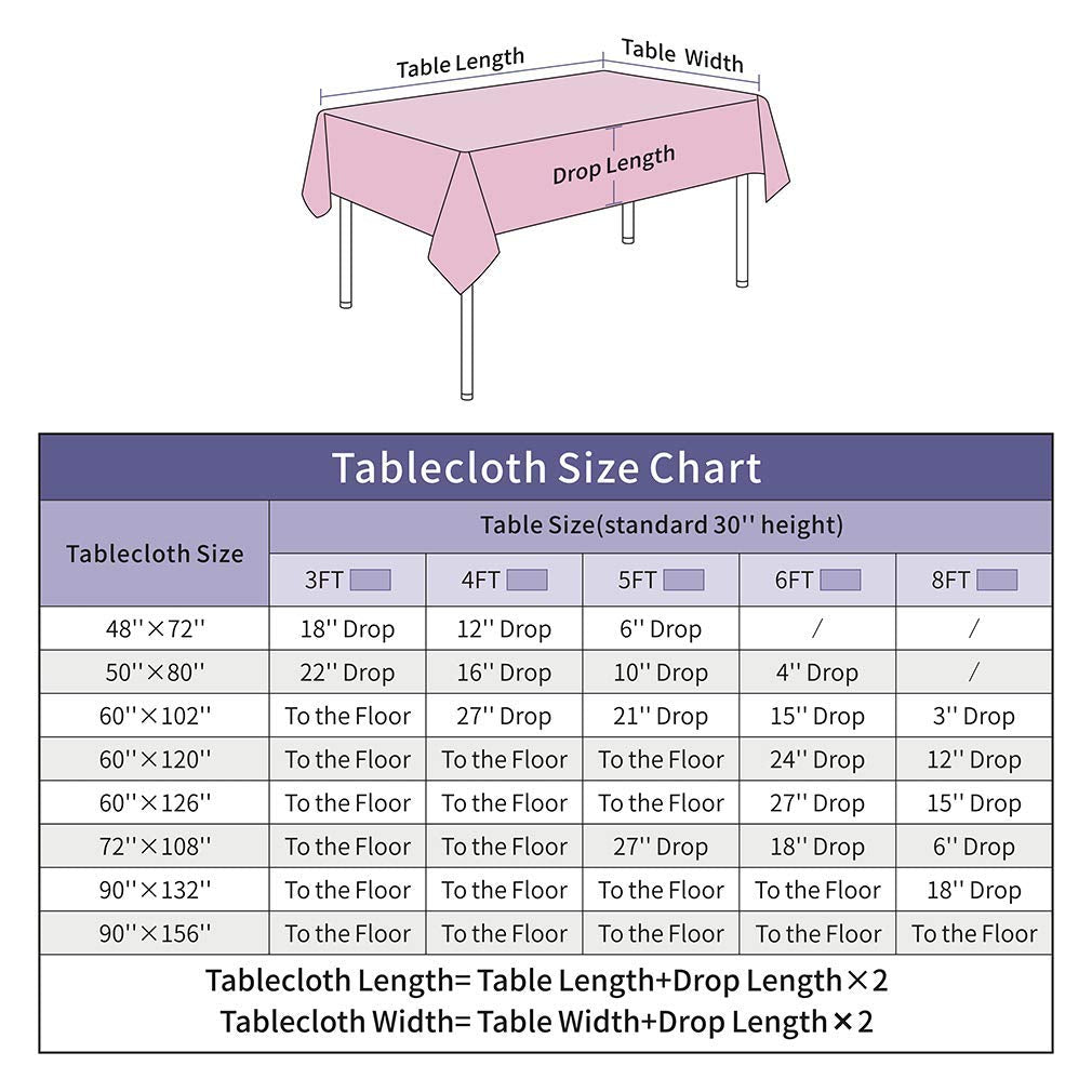 Hahuho 50x80 inch Rectangular Sequin Tablecloth Champagne, Glitter Tablecloth for Bridal Shower Decorations, Birthday, Wedding, Dessert, Banquet（50x80 Inch, Champagne）