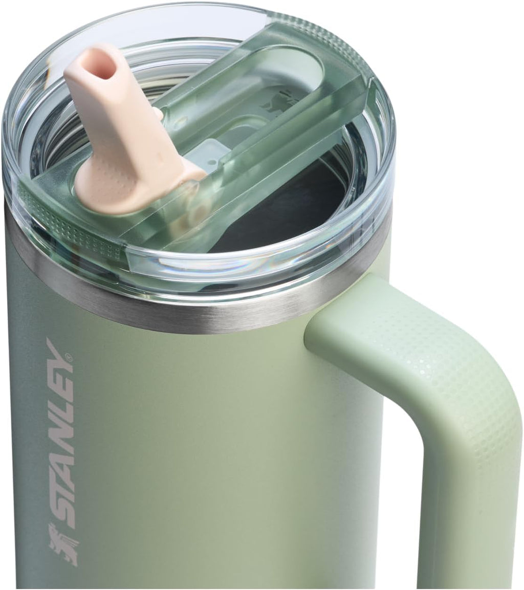 STANLEY Quencher ProTour Tumbler - 30 oz Insulated Stainless Steel Cup with Built-In Straw & Handle | BPA-Free | Lichen