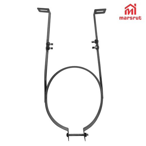 6 Inch Chimney Pipe Support Bracket for Single Wall Pipes, Adjustable Stainless Steel Vent Wall Mount Strap, Stove Pipe Clamp Hanger Holder, Stove Flue Liner Installation, Fireplace Vent Secure