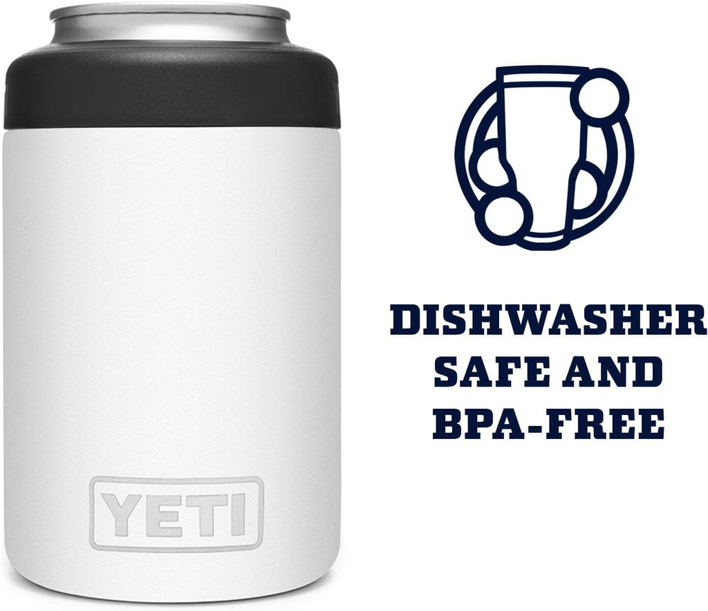 YETI Rambler 12 oz. Colster Can Insulator for Standard Size Cans, White, 1 Count (Pack of 1)