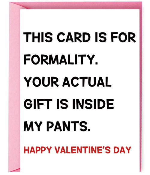 YiKaLus Naughty Valentine's Day Card for Her,Funny Valentines Day Card for Girlfriend,Sexy Anniversary Card for Wife