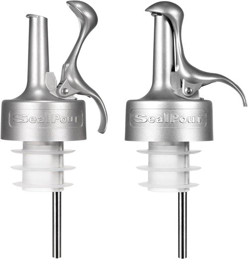 Liquor Pour Spouts, Liquor Bottle Pourer Spouts, Alcohol Pour Spouts,Bar Pour Spouts,Suitable for Alcohol, Beverage, Vinegar, Wine for Bar Accessories-2Pcs