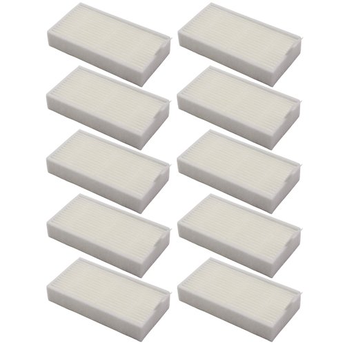 10pcs HEPA Filter for ILIFE Vacuum Cleaners, Replacement Filters for ILIFE V3, V3S, V3S Pro, V5, V5S, V5S Pro V5s Pro 2 V5s Plus Noisz S5 Robotic Vacuum Cleaner Robot Vacuum Filters