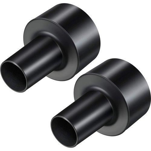 Honoson 2 Pieces 2-1/2-inch to 1-1/4-inch Universal Vacuum Hose Adapters Compatible with Shop-vac Dry Wet Black Vacuum Cleaner Adapter Replacement Accessories